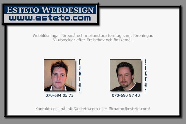 Esteto Webdesign - info@esteto.com